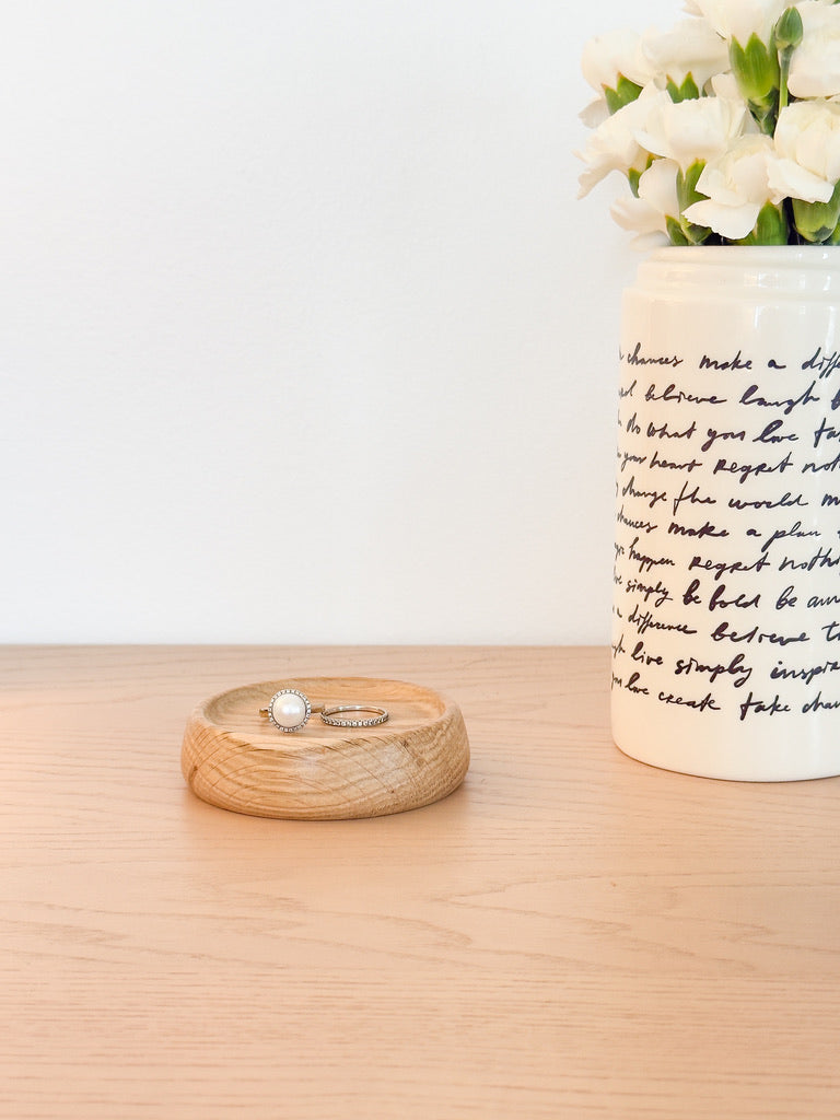 Solid Wood Ring Dish