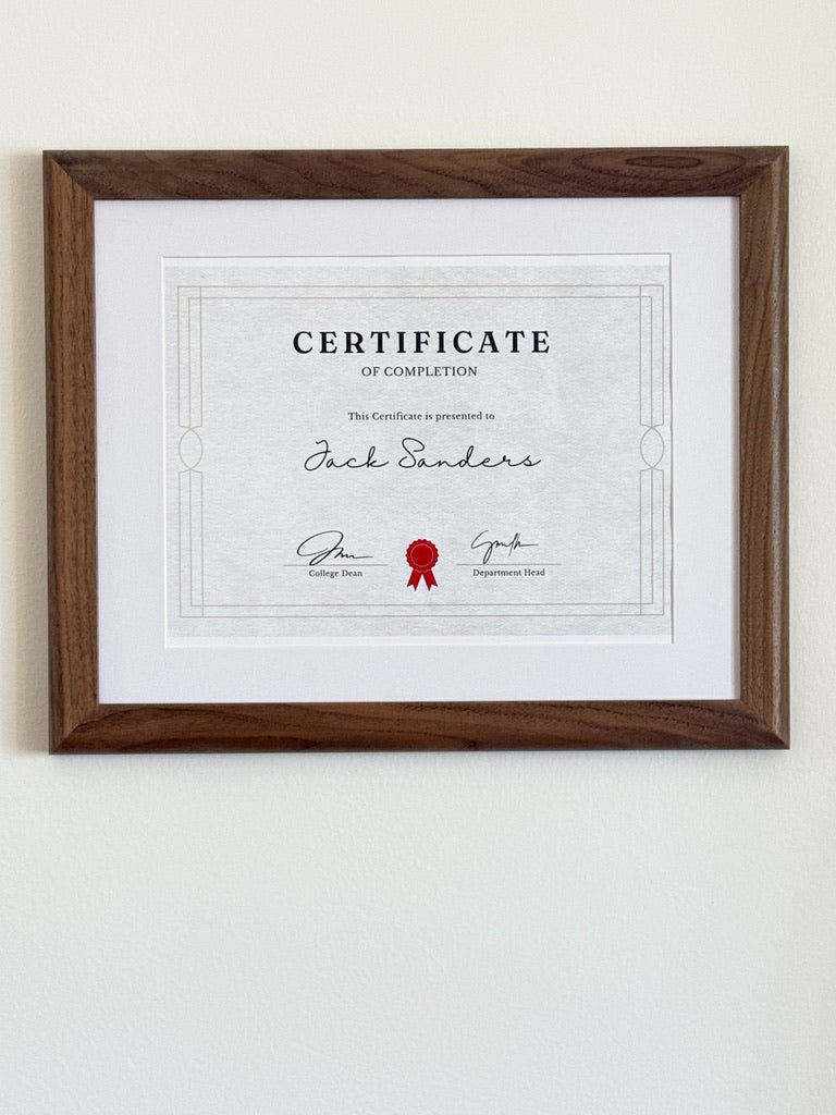 The "Classic" Diploma & Degree Frame