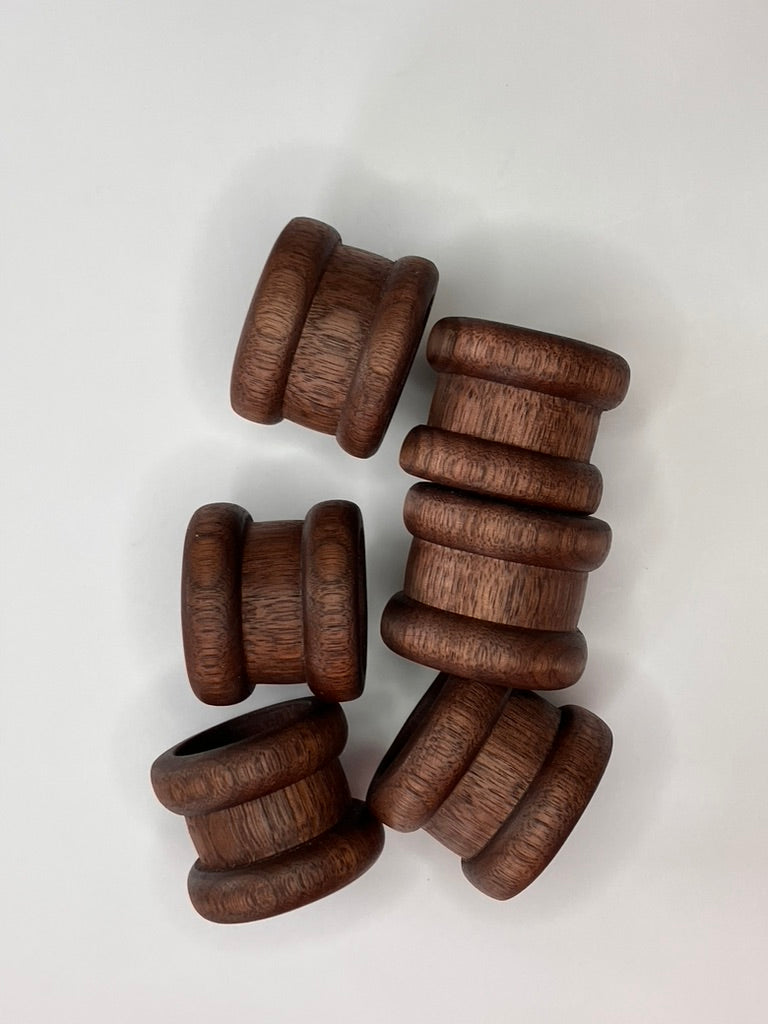 The "Stacked” Wooden Napkin Ring