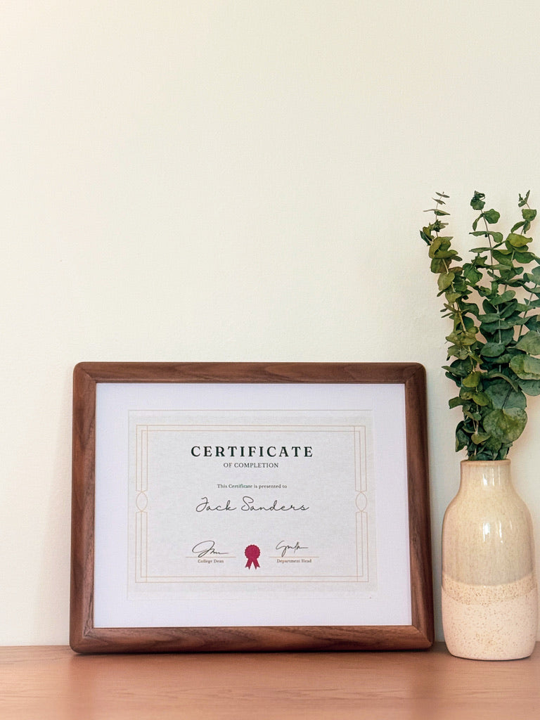 The "Rounded" Diploma & Degree Frame