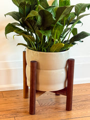 Mid-Century Wooden Plant Stand