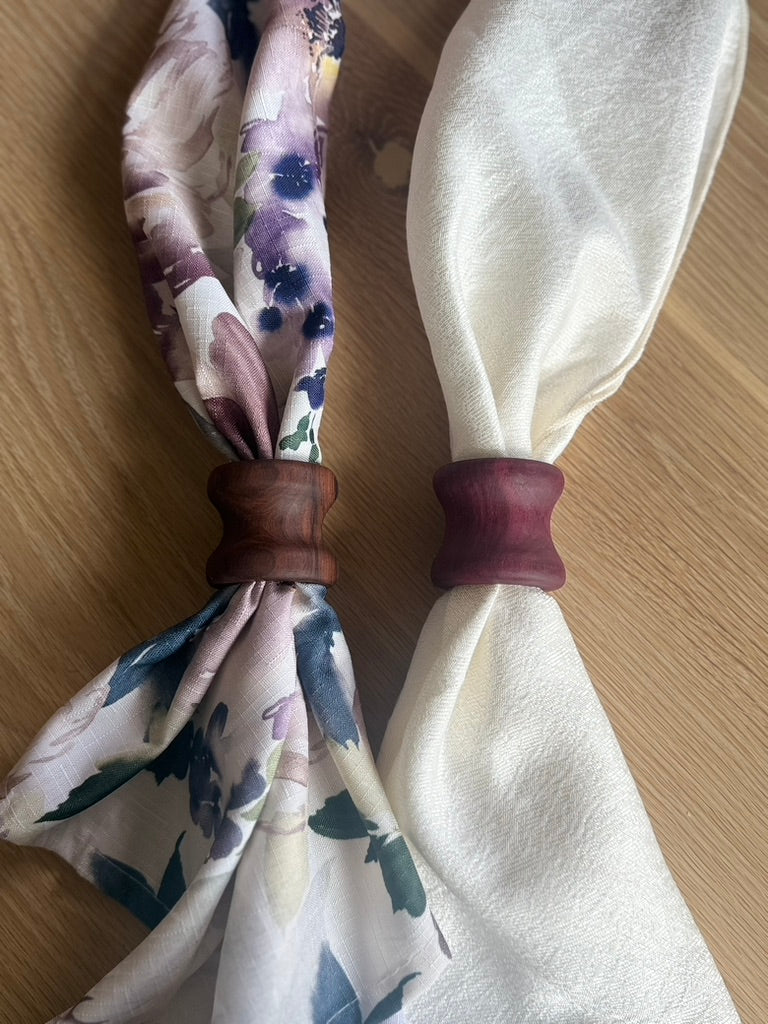 The "Flared" Wooden Napkin Ring