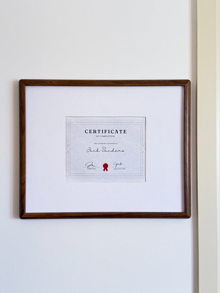 The "Rounded" Diploma & Degree Frame