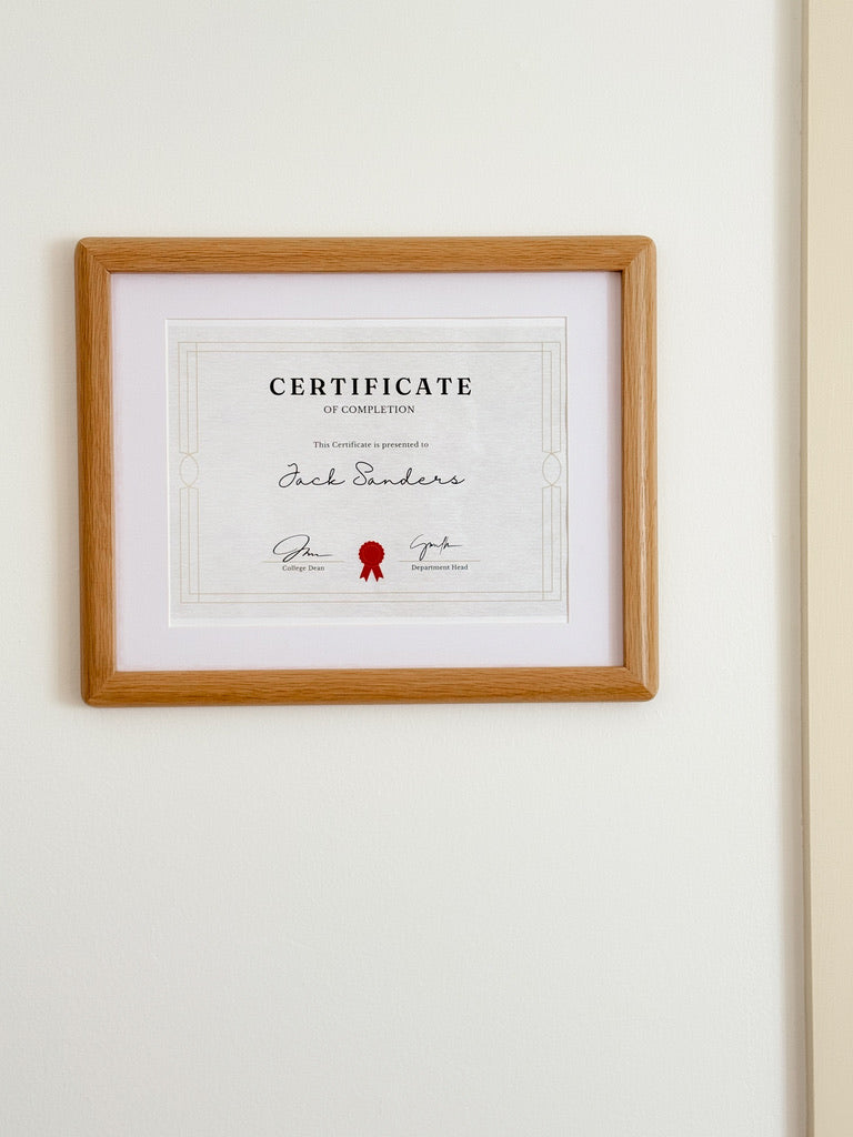 The "Rounded" Diploma & Degree Frame