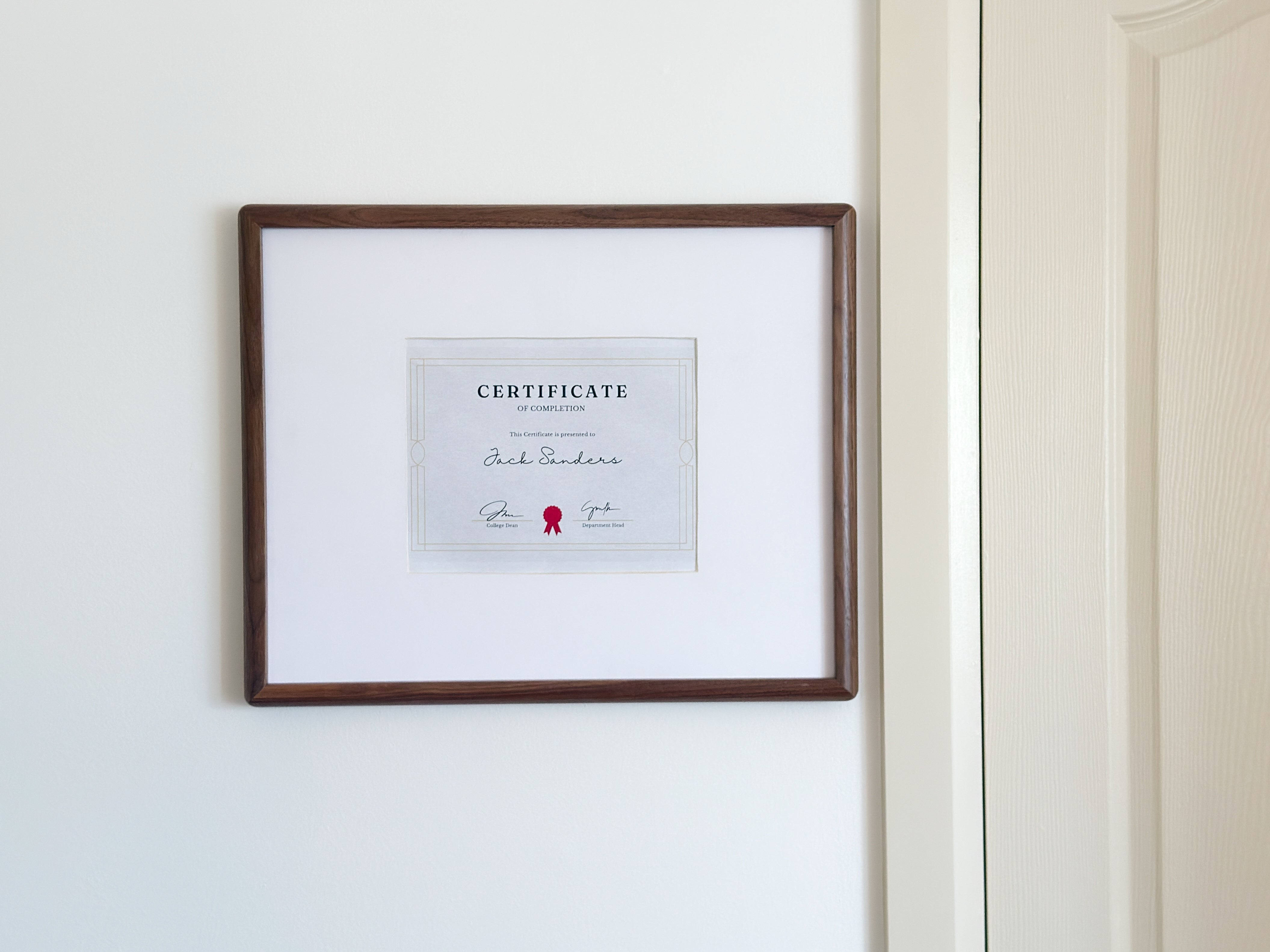The "Rounded" Diploma & Degree Frame