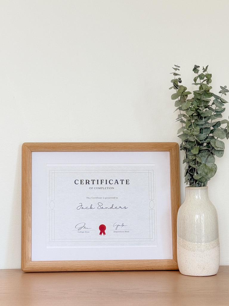 The "Rounded" Diploma & Degree Frame