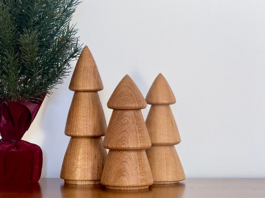 Three-Tier Wooden Tree