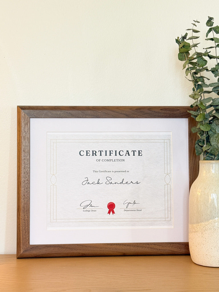 The "Classic" Diploma & Degree Frame