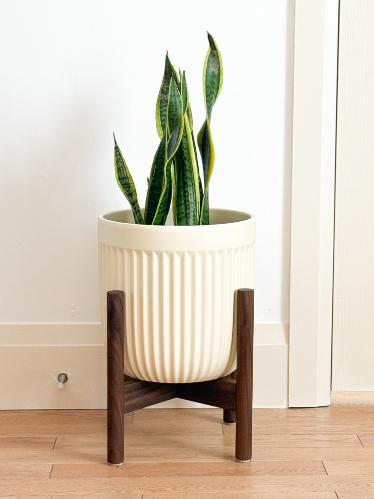 Mid-Century Wooden Plant Stand