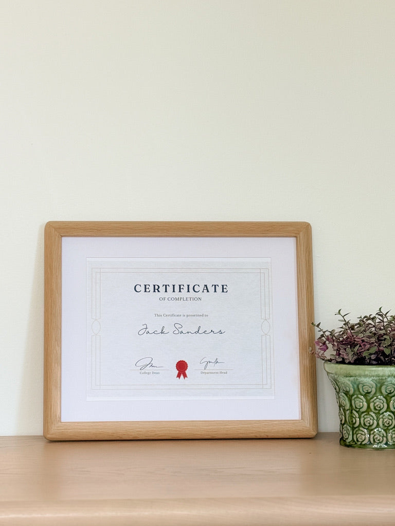 The "Rounded" Diploma & Degree Frame