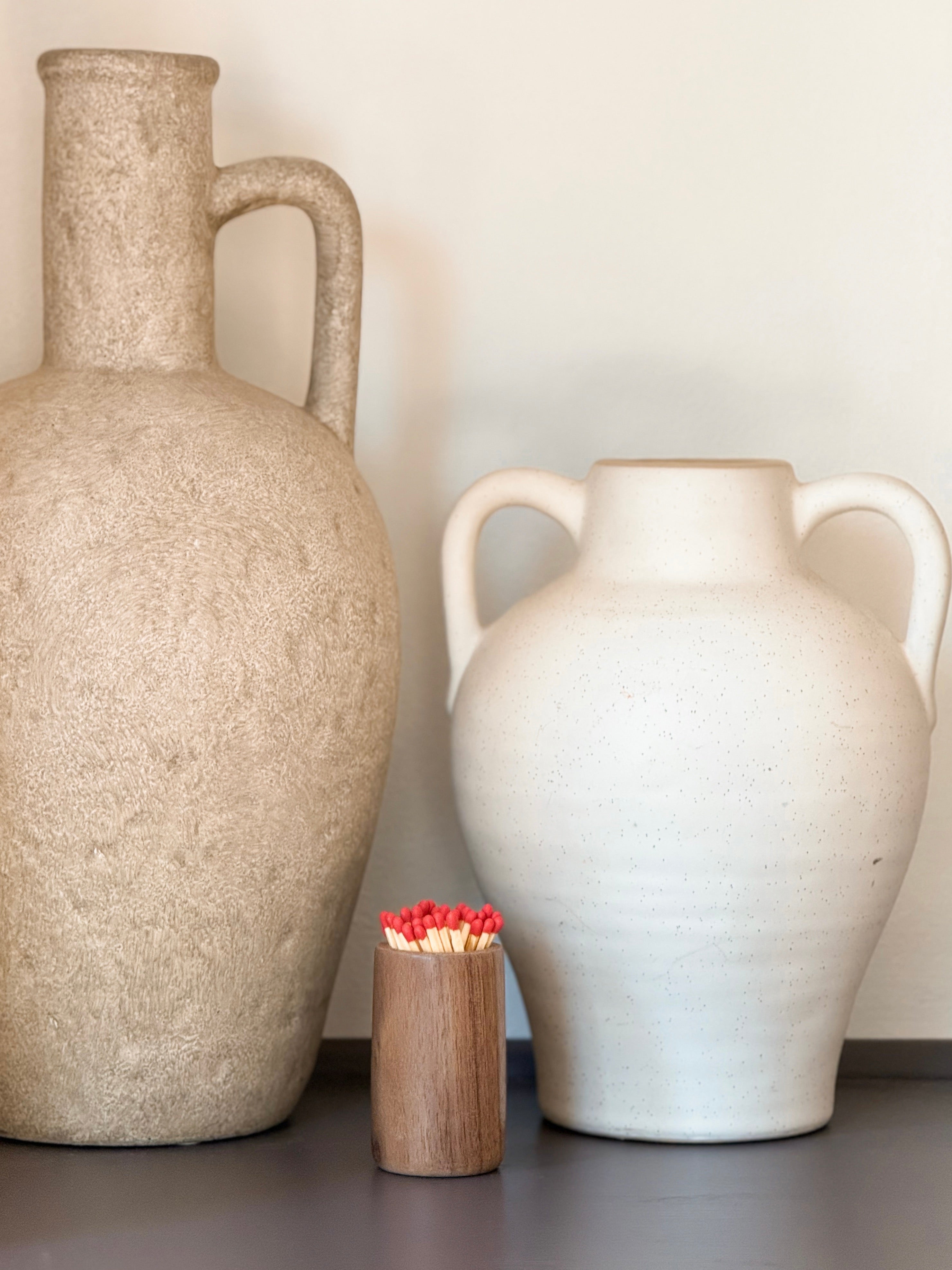 Solid Wood Matchstick Holder