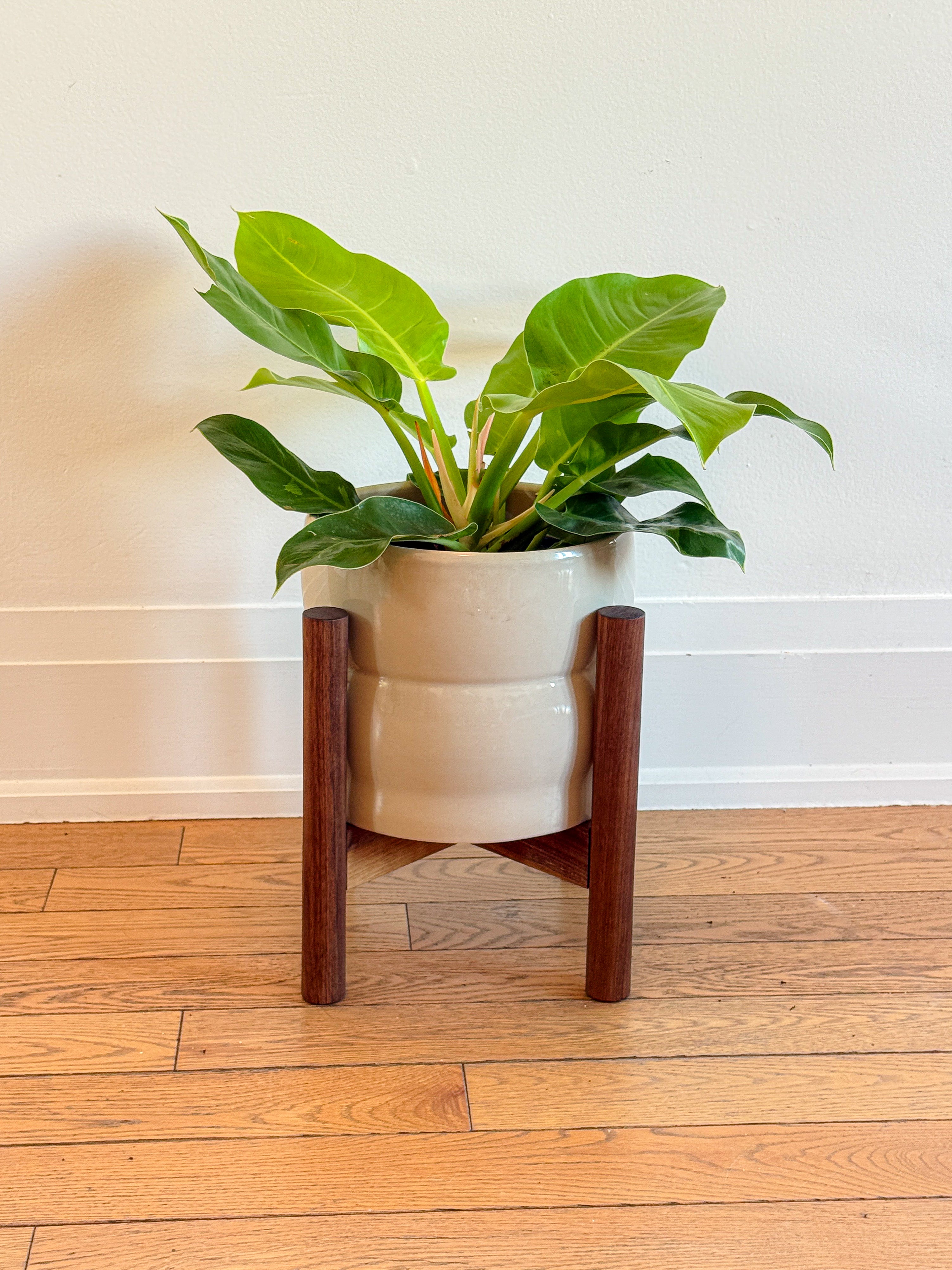 Mid-Century Wooden Plant Stand