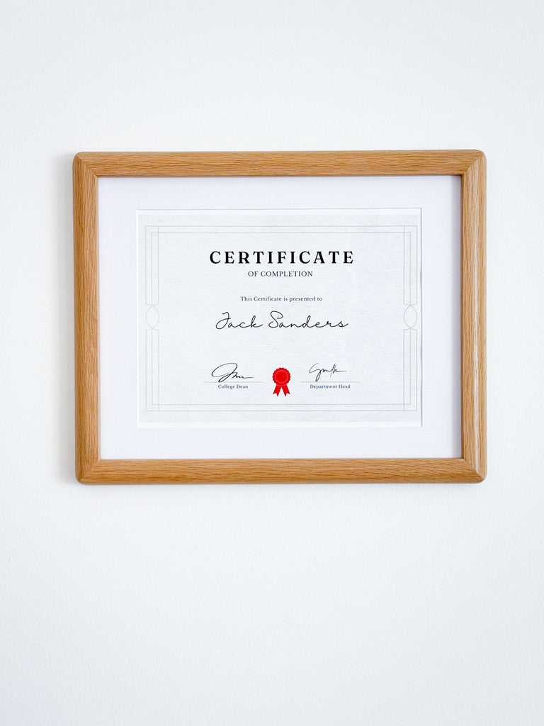 The "Rounded" Diploma & Degree Frame