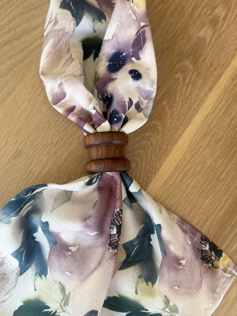 The "Stacked” Wooden Napkin Ring