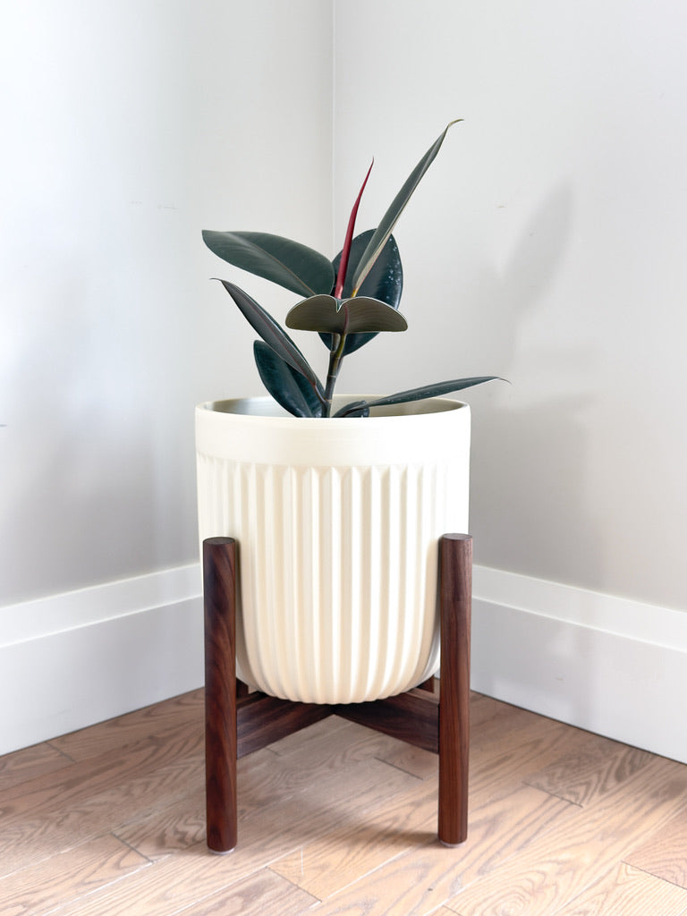 Mid-Century Wooden Plant Stand