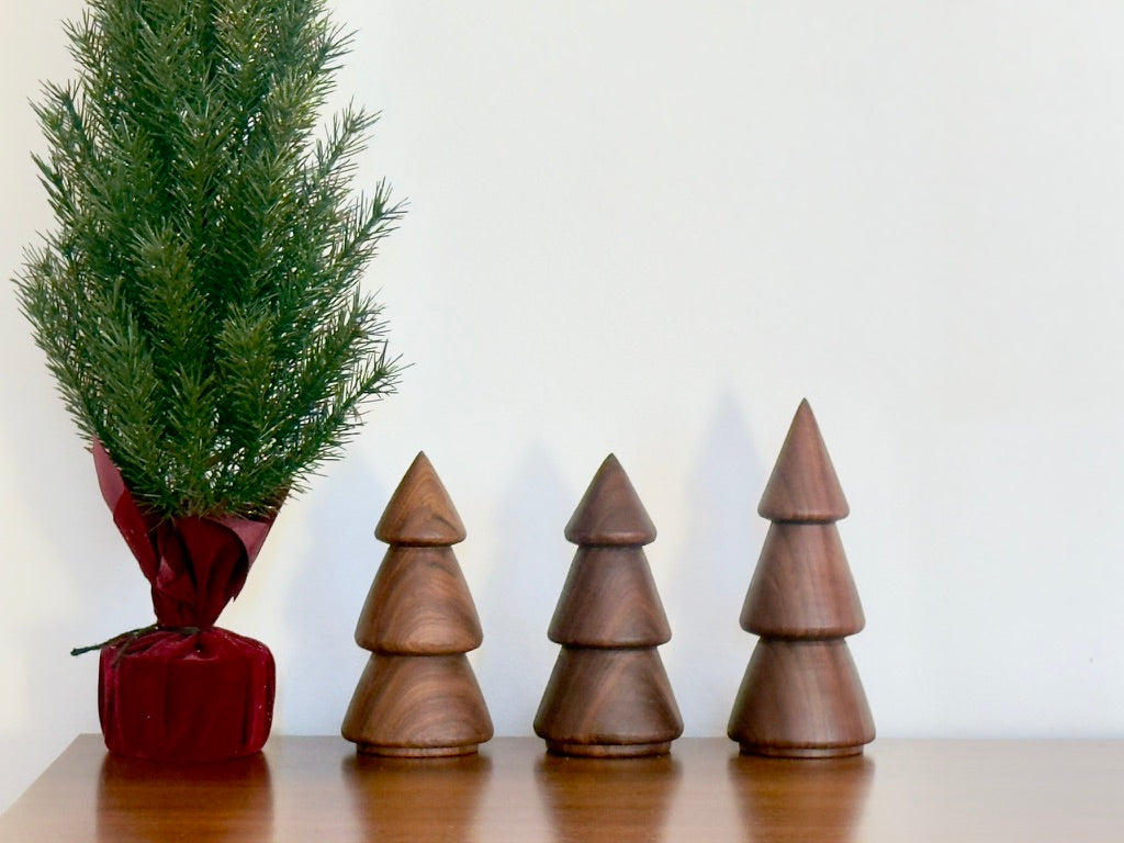 Three-Tier Wooden Tree