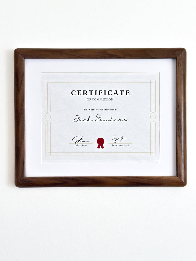 The "Rounded" Diploma & Degree Frame