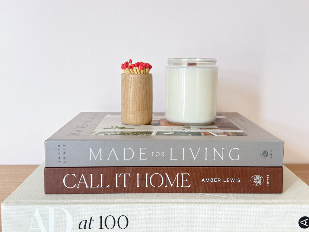 Solid Wood Matchstick Holder