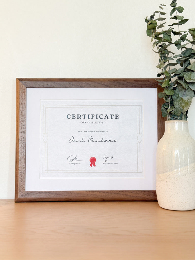 The "Classic" Diploma & Degree Frame