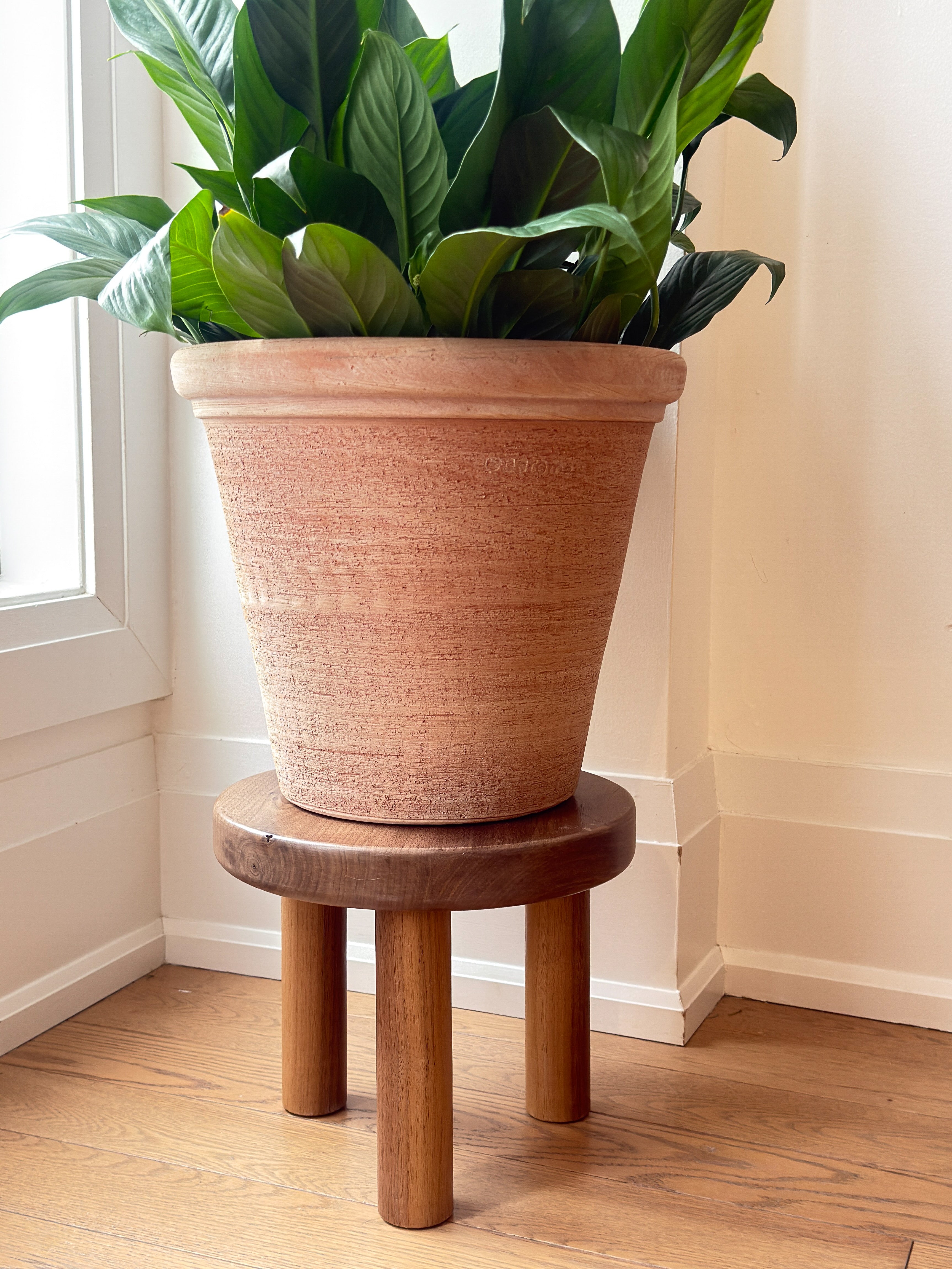 Cylindrical Tripod Plant Stand