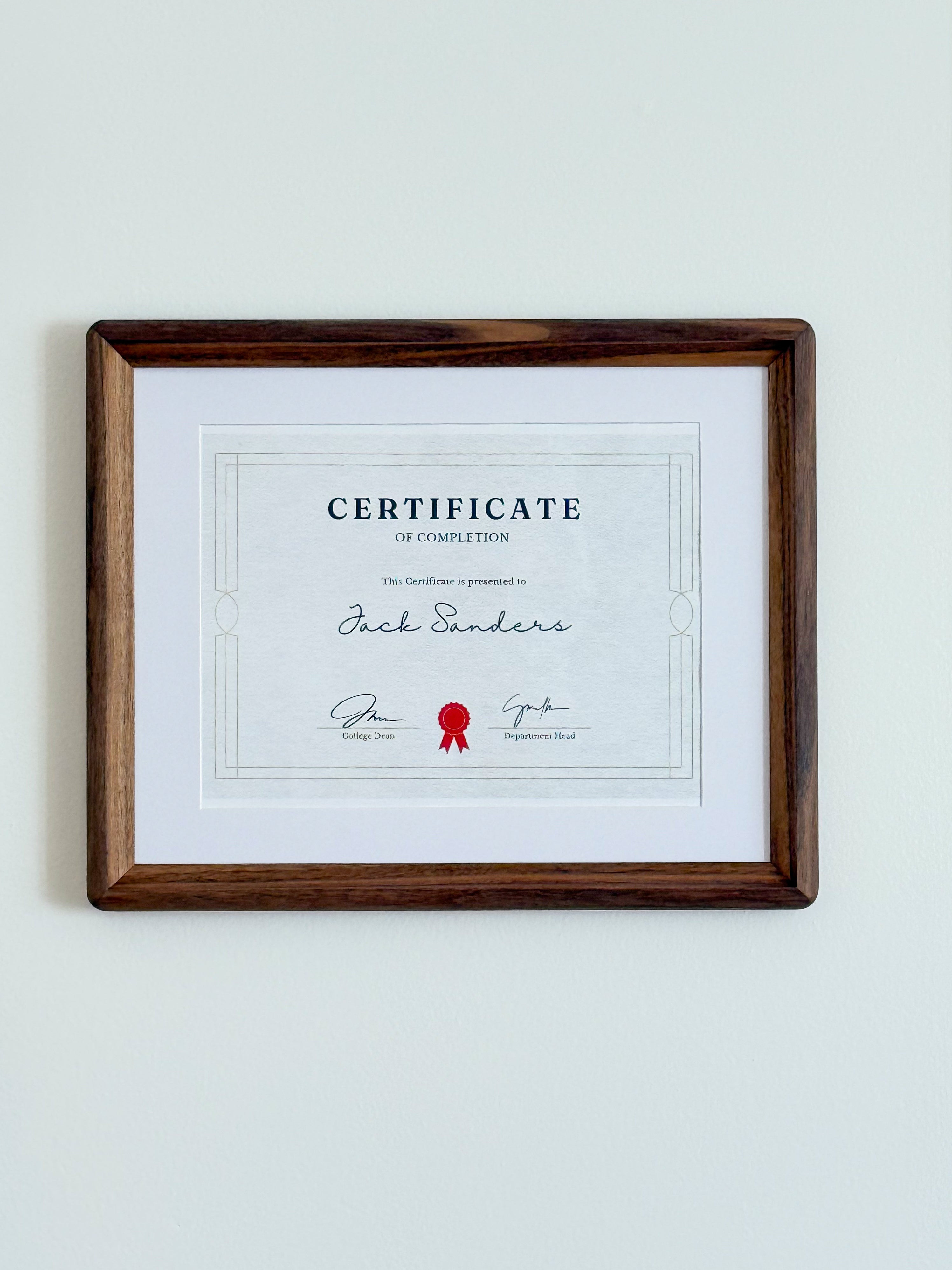 The "Cove" Diploma & Degree Frame
