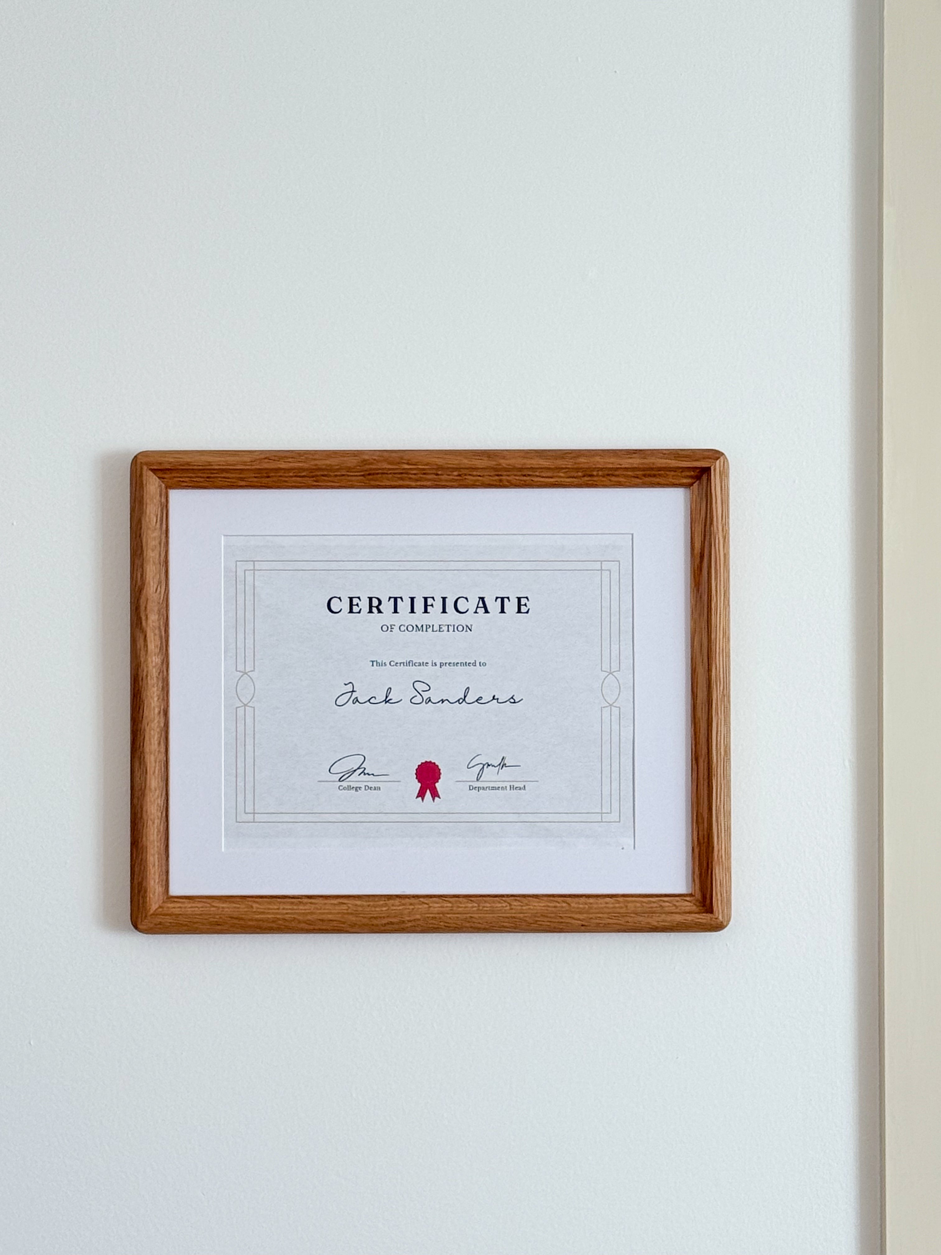The "Cove" Diploma & Degree Frame