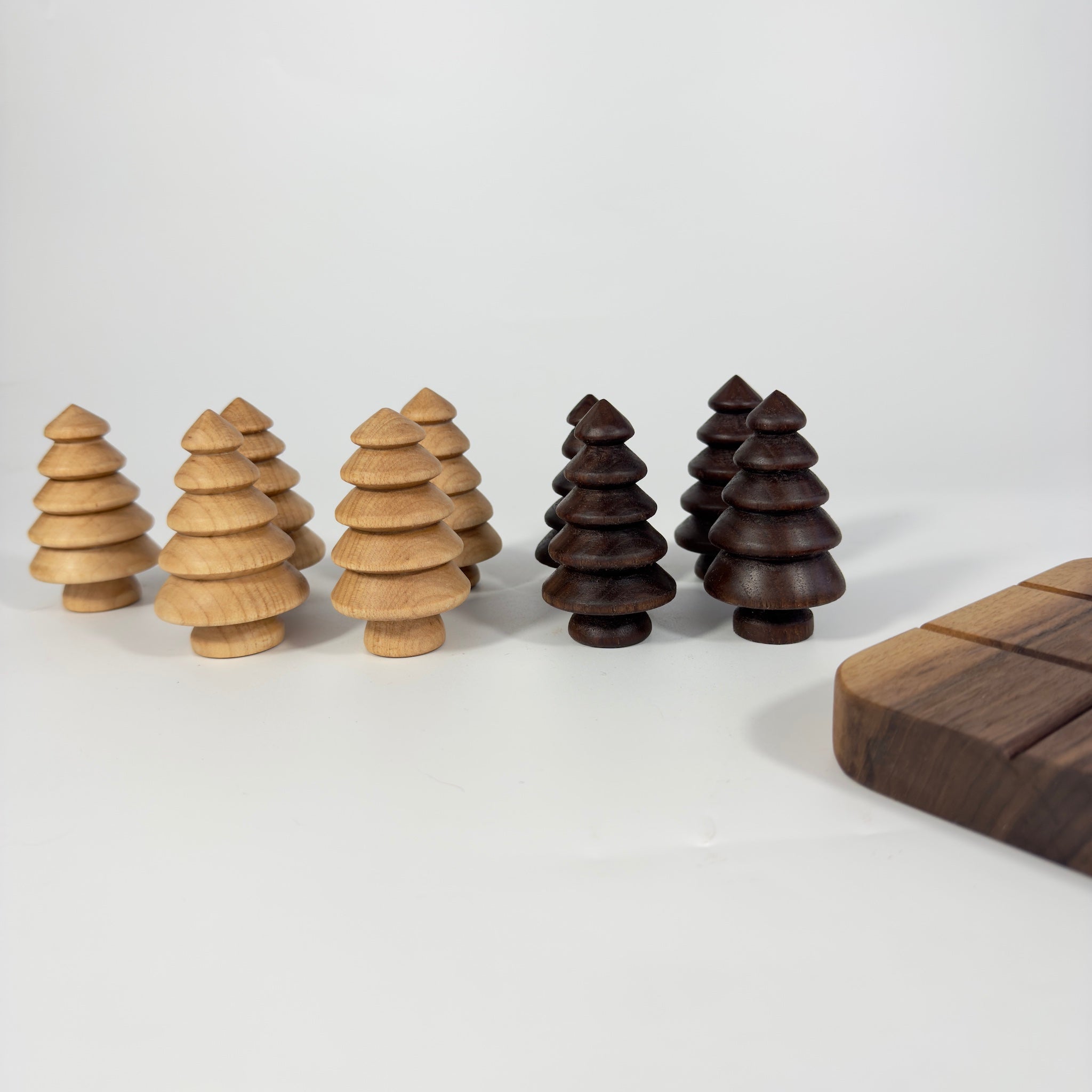 Wooden Tree Tic Tac Toe Game